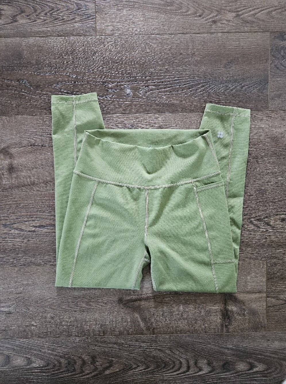 Sweaty Betty Super Sculpt 7/8 Sage Green Legging Medium